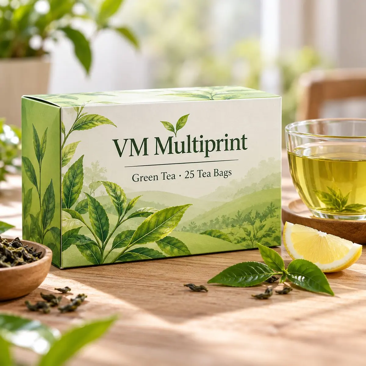 Green Tea Packaging Box