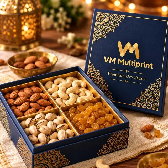 Dry Fruit Gift Box with Lid
