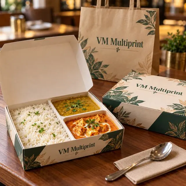Food Takeaway Combo Box packaging design by VM Multiprint