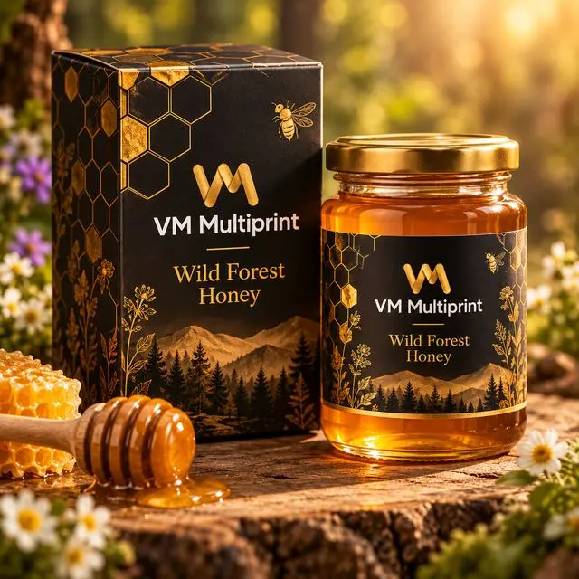 Honey Packaging Box packaging design by VM Multiprint