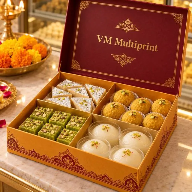 Partition Mithai Box packaging design by VM Multiprint