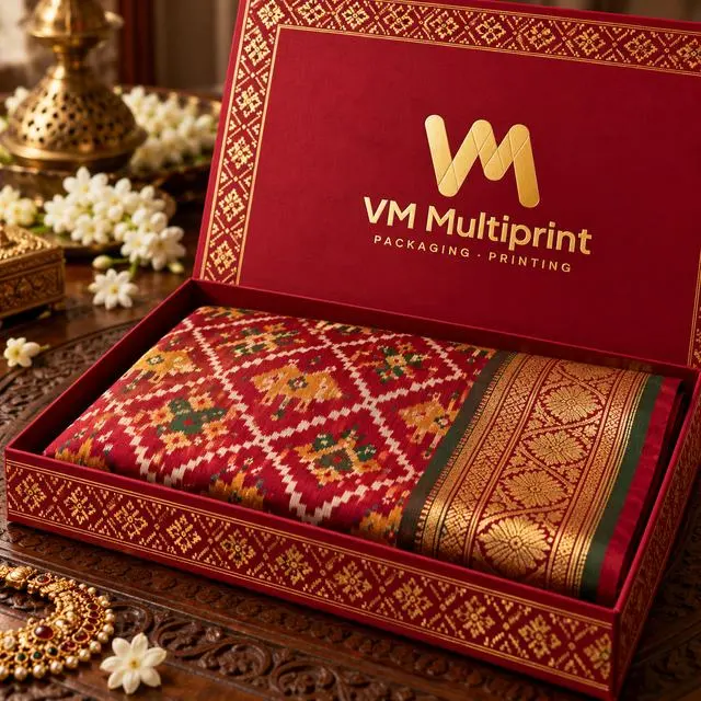 Saree Rigid Packaging Box