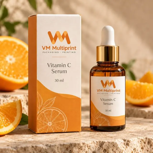 Serum Dropper Box packaging design by VM Multiprint