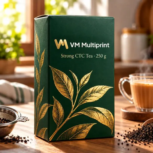 Tea Packaging Box packaging design by VM Multiprint