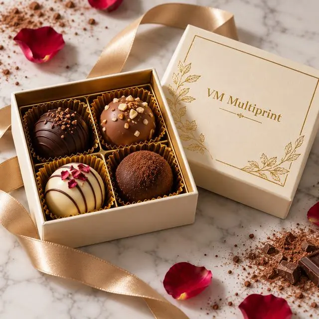 Truffle Chocolate Box packaging design by VM Multiprint